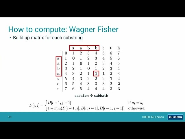 Leuvenshtein - Efficient FHE-based Edit Distance Computation with Single Bootstrap per Cell