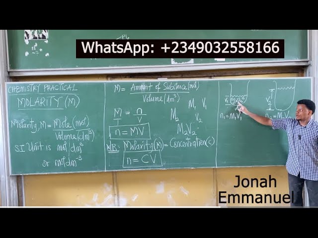 Molarity - Meaning, Representation, Calculation and How to Solve Chemistry Questions on Molarity