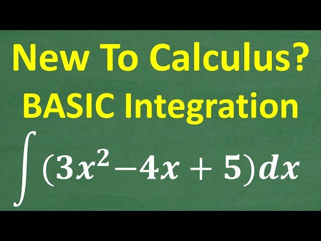 Free Video: Calculus Basics - Finding the Integral Step by Step from ...