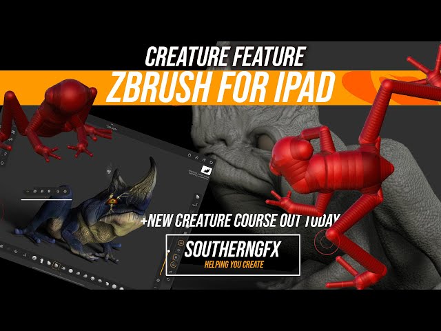 Sculpting a Creature Using ZBrush for iPad
