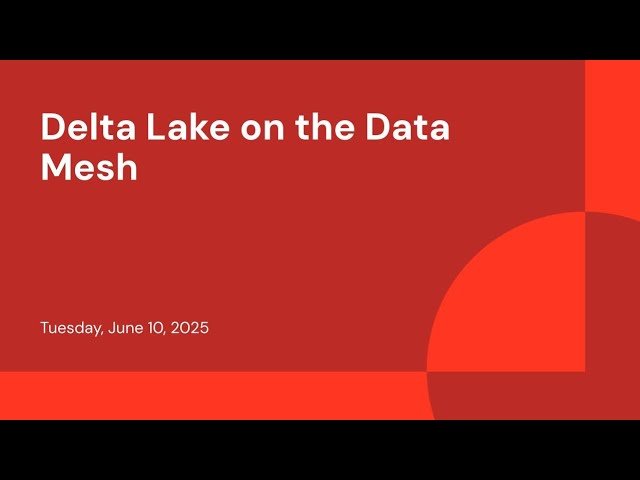 Delta Lake on the Data Mesh