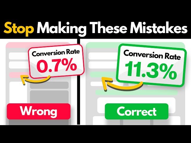 These Mistakes KILL Conversion Rates