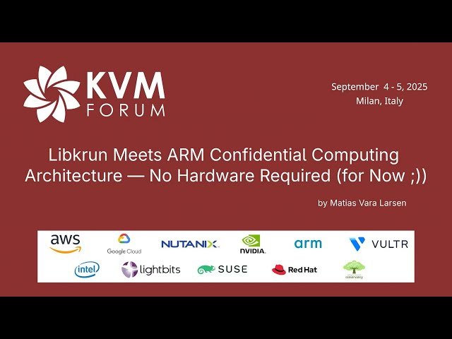 Libkrun Meets ARM Confidential Computing Architecture - No Hardware Required for Now