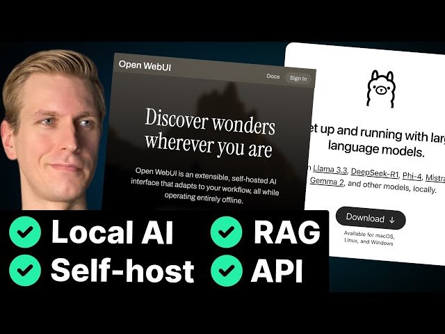 Open WebUI + Ollama for AI Self-Hosting - RAG, API, VPS Hosting, Docker