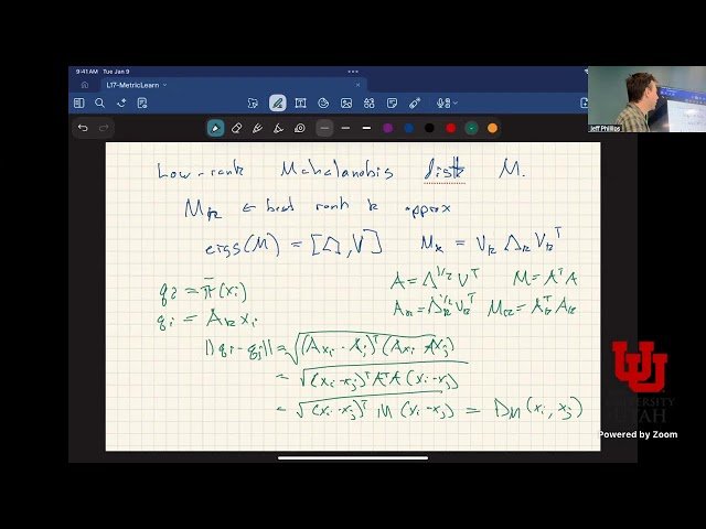 Metric Learning - Similarity Projection via EigenDecomp, Classical Multidimensional Scaling, and Linear Distance Metric Learning - L17