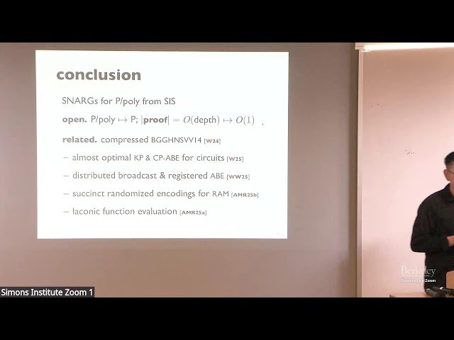 SNARGs for P/poly from SIS