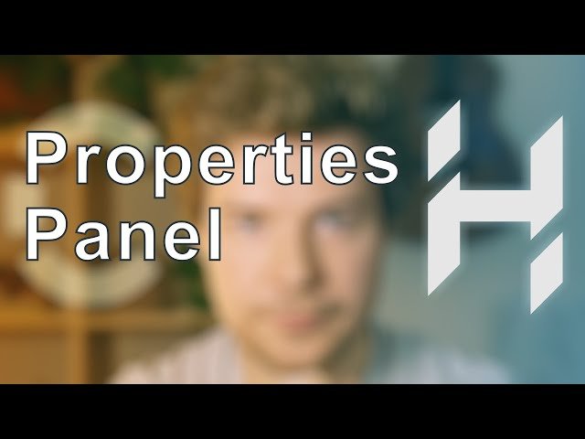 Properties Panel in Game Engine Development