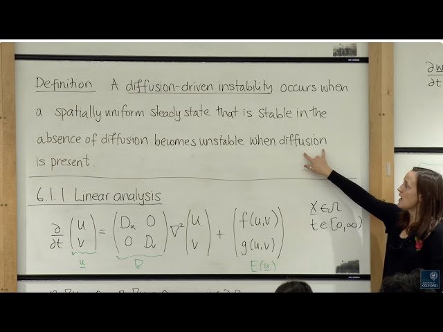 Mathematical Biology: Pattern Formation in Biology - Lecture 1