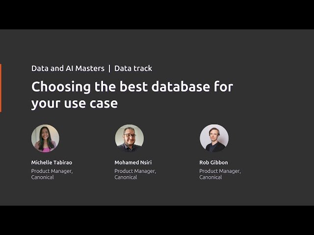 How to Choose a Database Based on Your Use Case