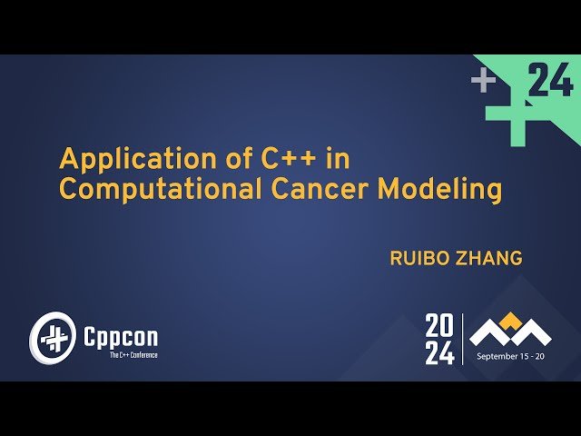 Application of C++ in Computational Cancer Modeling