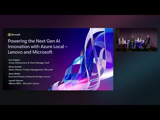 Power Next-Gen AI Innovation with Azure Local - BRKSP468