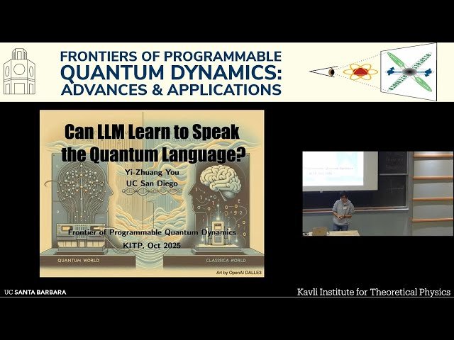 Can LLM Learn to Speak the Quantum Language?