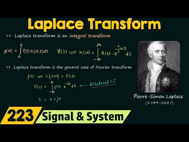 Laplace Transform - Chapter 8 - Signals and Systems