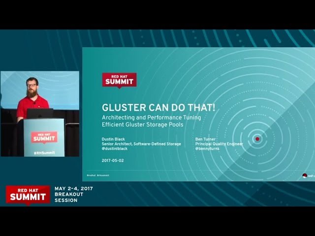 Architecting and Performance-Tuning Efficient Gluster Storage Pools