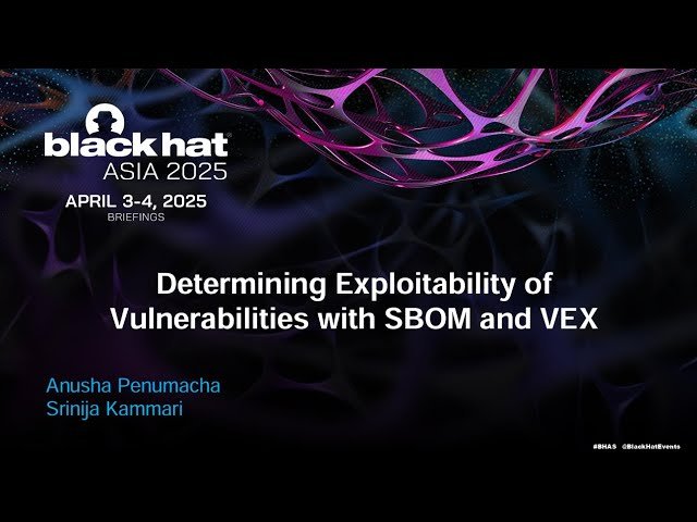 Determining Exploitability of Vulnerabilities with SBOM and VEX