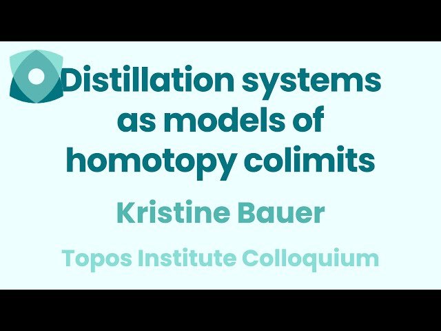 Distillation Systems as Models of Homotopy Colimits