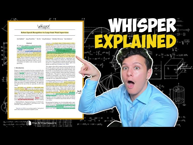 Whisper Paper Explained - Robust Speech Recognition via Large-Scale Weak Supervision