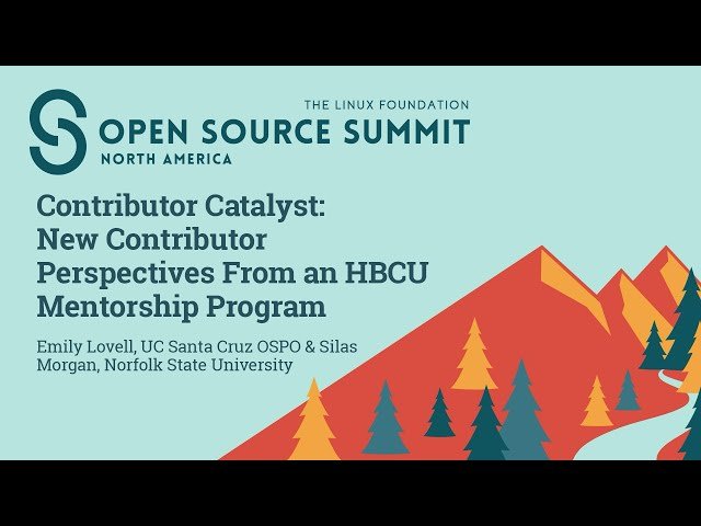 Contributor Catalyst - New Contributor Perspectives From an HBCU Mentorship Program