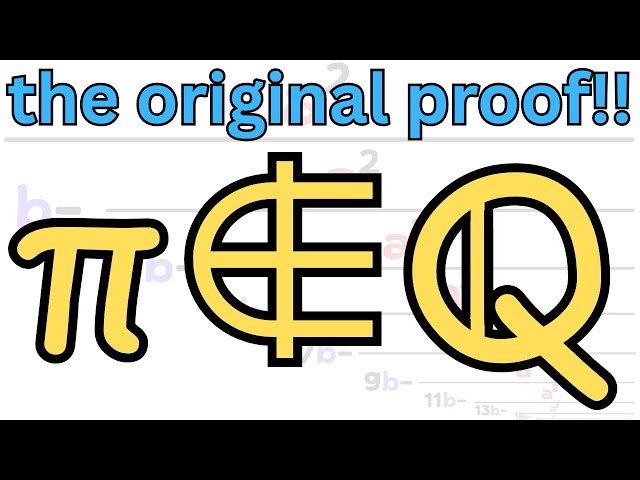 The First Proof of the Irrationality of Pi