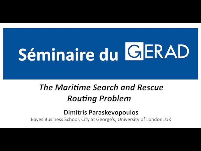 The Maritime Search and Rescue Routing Problem