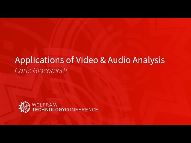 Applications of Video and Audio Analysis