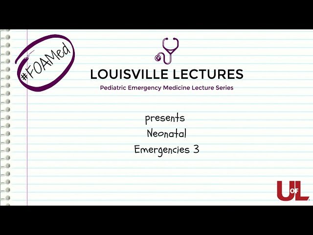 Neonatal Emergencies - Seizures, Congenital Heart Disease, and BRUE - 3