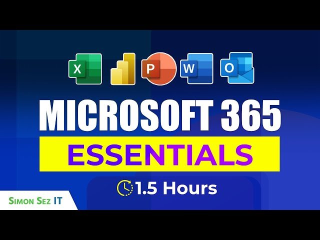 Microsoft 365 Essentials - Word, Excel, PowerPoint, Power BI, and Outlook