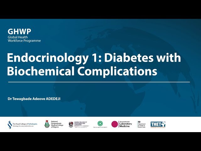 Endocrinology 1 - Diabetes with Biomedical Complications