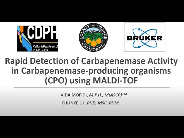 Rapid Detection of Carbapenemase Activity in Carbapenemase-Producing Organisms Using MALDI-TOF