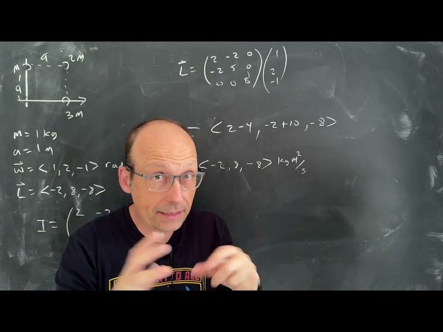 Classical Mechanics: Calculating the Angular Momentum Vector for Rigid Point Masses