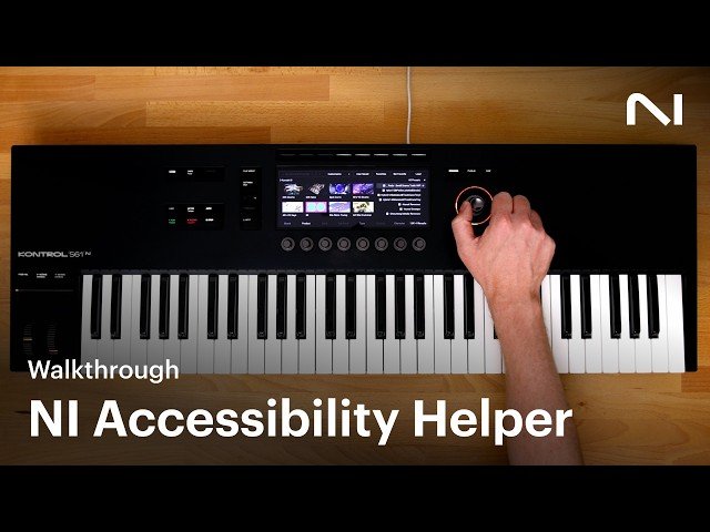 How to Use the NI Accessibility Helper with Kontrol S-Series MK3 Keyboards