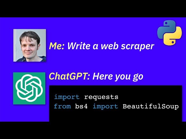 Using ChatGPT to Write Python Web Scrapers - Demonstration and Cautions