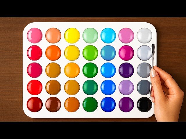 How to Create New Colors Using Acrylic Paint - Satisfying Color Mixing
