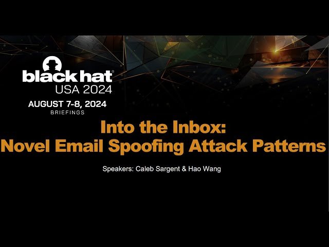Novel Email Spoofing Attack Patterns - Bypassing SPF, DKIM, and DMARC Security Protocols