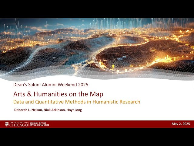 Arts and Humanities on the Map - Data and Quantitative Methods in Humanistic Research