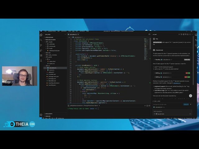 A Native IDE for Claude Code - Deeply Integrating AI Agents with Theia