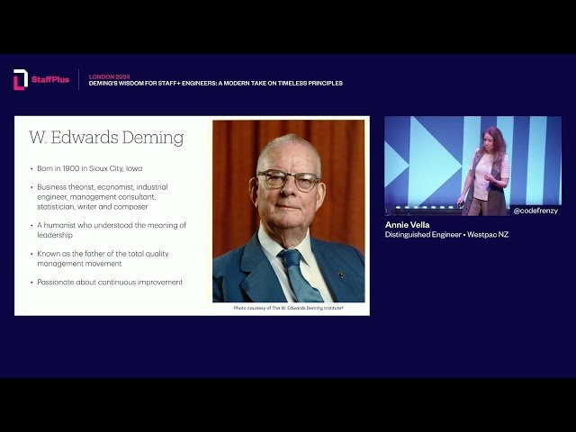 Deming's Wisdom for Staff+ Engineers - A Modern Take on Timeless Principles