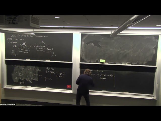 Quantum Error Correction at Large N for von Neumann Algebras and Quantum Gravity