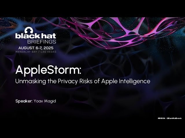 AppleStorm - Unmasking the Privacy Risks of Apple Intelligence