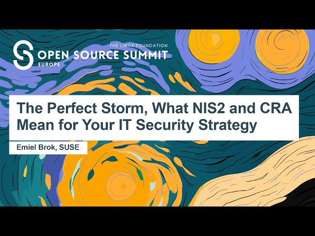 The Perfect Storm - What NIS2 and CRA Mean for Your IT Security Strategy