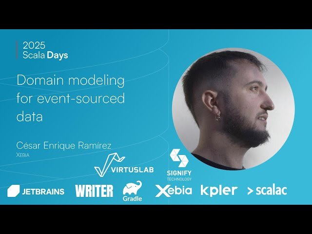 Domain Modeling for Event Sourced Data