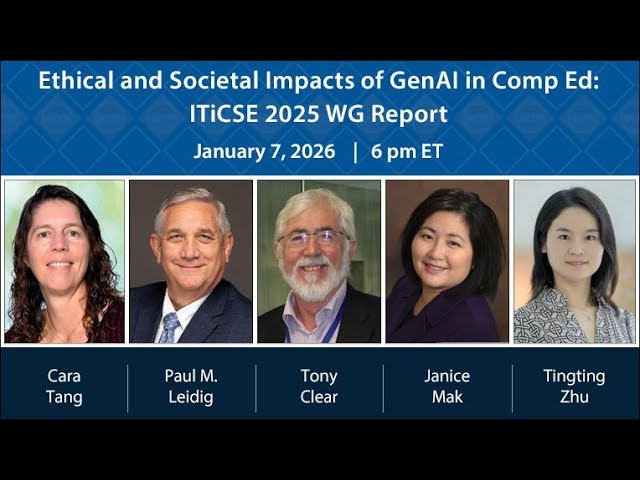 Ethical and Societal Impacts of Generative AI in Computing Education - ITiCSE 2025 Working Group Report