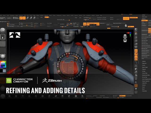 Refining and Adding Details in ZBrush for Concept Art - Tutorial 3