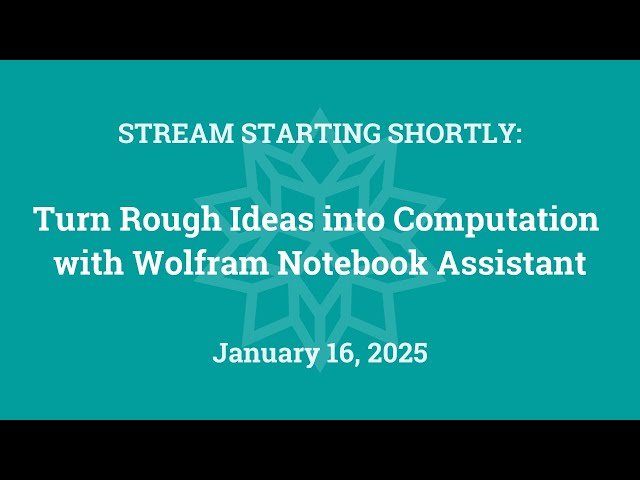 Turn Rough Ideas into Computation with Wolfram Notebook Assistant