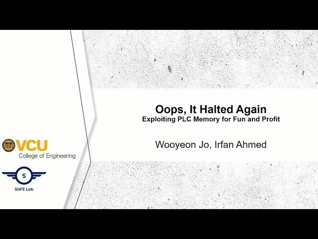 Oops, It Halted Again - Exploiting PLC Memory for Fun and Profit in Industrial Control Systems