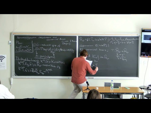 Noncommutative Resolutions and Canonical Bases