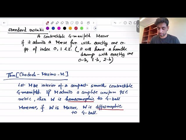 Complete Riemannian 4-Manifolds with Uniformly Positive Scalar Curvature Metric