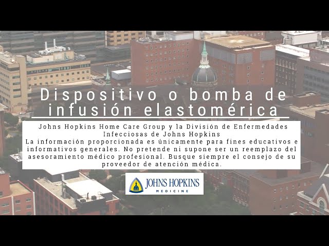 Dispositivo o Bomba de Infusión Elastomérica