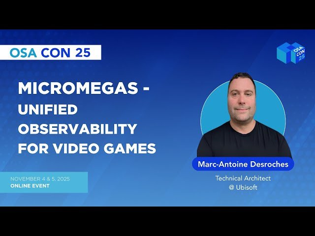 Micromegas - Unified Observability for Video Games