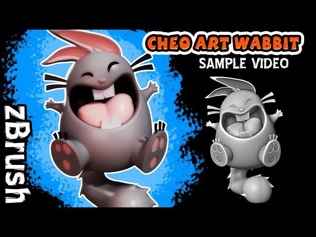 Free Video: Adorable Bouncing Rabbit Character in ZBrush from Alan ...